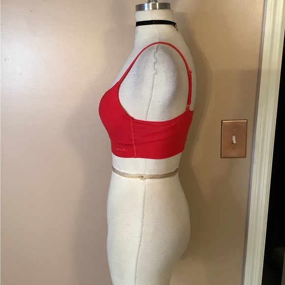 Victoria’s Secret Pink Wireless Lightly Lined Bra Bralette Red Small Sexy Comfy - Picture 3 of 11
